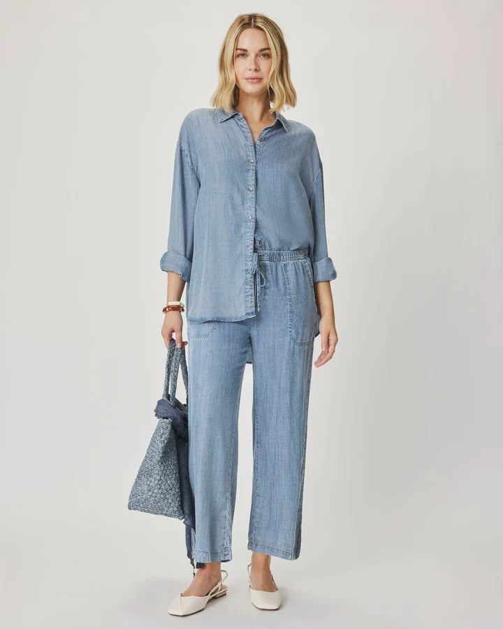 Indigo Button Down