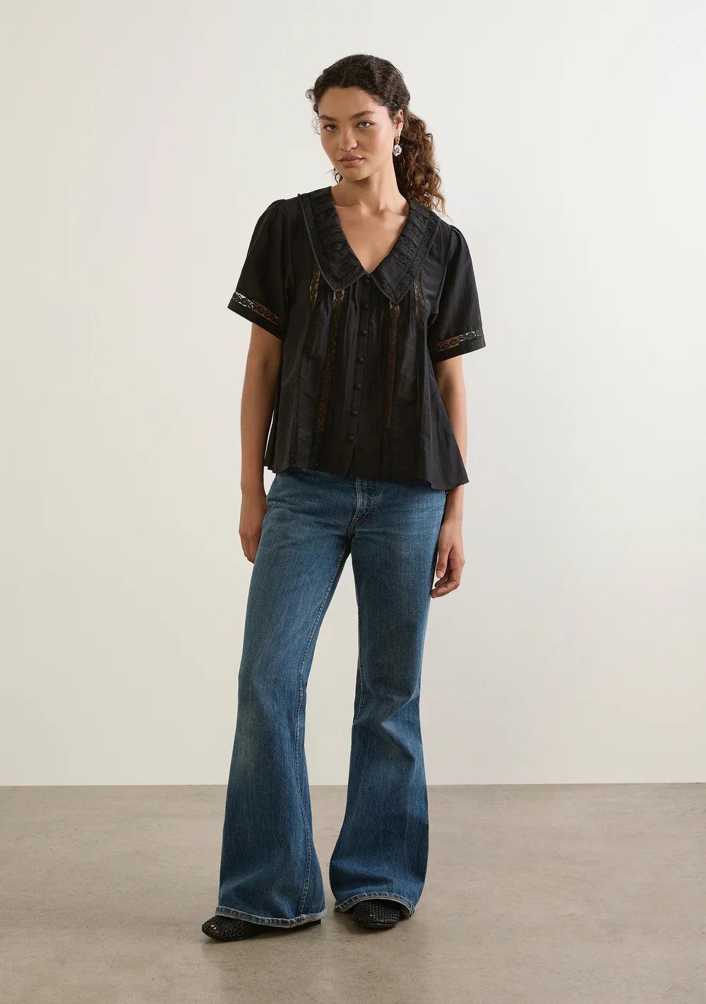 Ophelia Blouse- Black