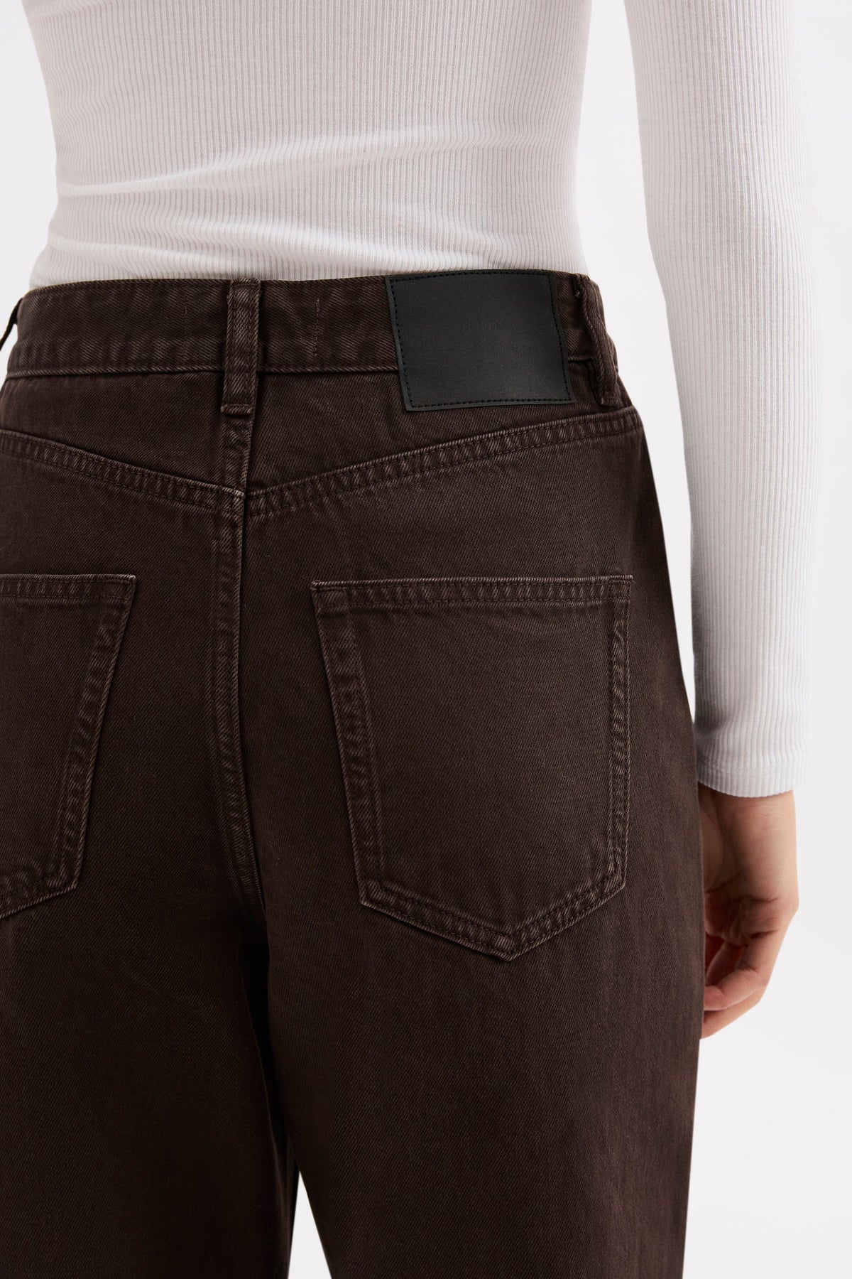 Organic Relaxed Leg Jean - Espresso
