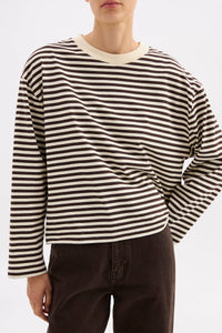 Organic Stripe LS Tee