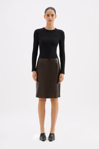 Lenny Skirt - Espresso