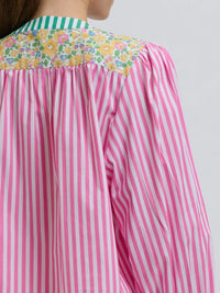 Mary Shirt - PINK / GREEN Combo