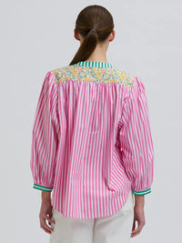 Mary Shirt - PINK / GREEN Combo