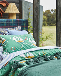 Seaside Stripe / King Fitted Sheet