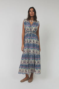 Samoll Midi Dress - Blue