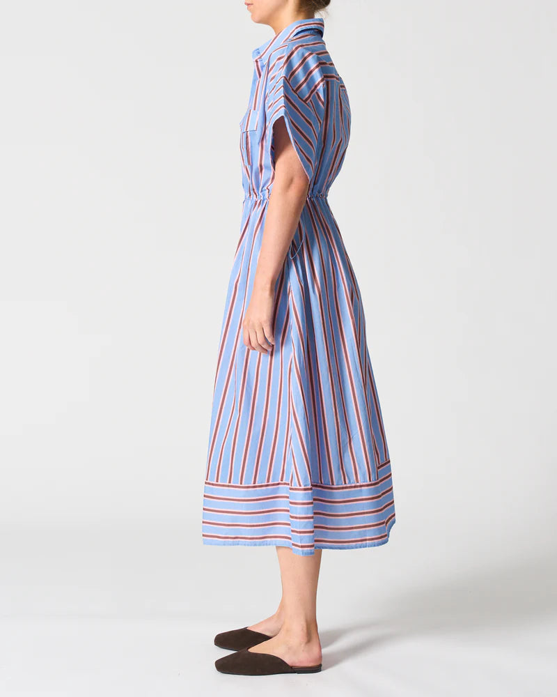 Santiago Dress- Vacay Stripe