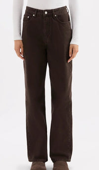 Organic Relaxed Leg Jean - Espresso