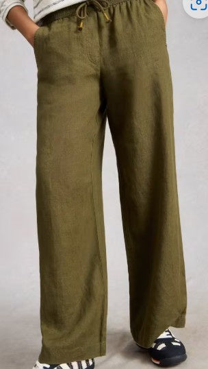 Ally Linen Wide Leg Trouser