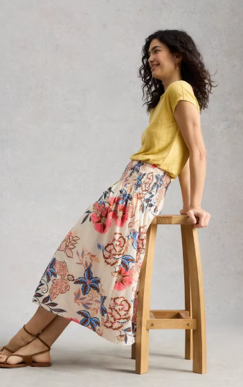 Suri Shirred Skirt