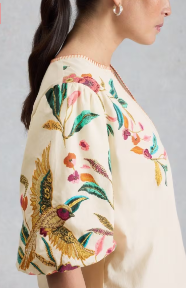 Maeve Embroidered Top