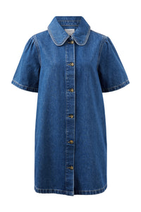 Sienna Denim Dress Fresh Indigo