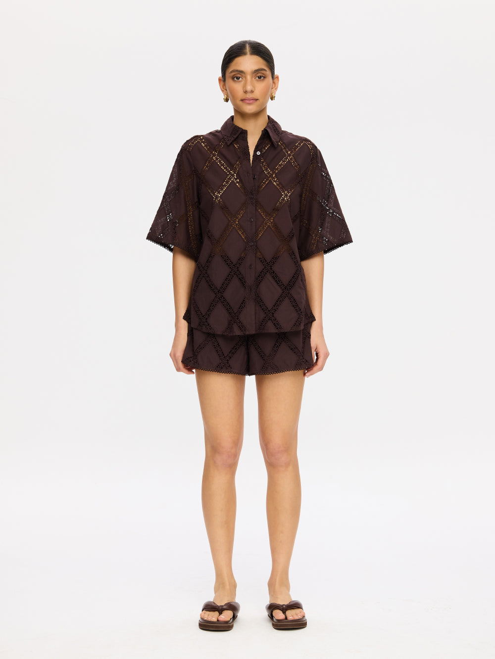 Izzy Shirt - Chocolate
