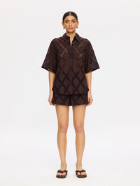 Izzy Shirt - Chocolate