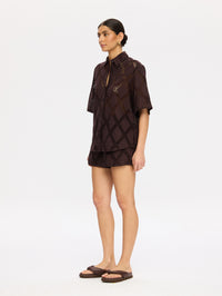 Izzy Shirt - Chocolate