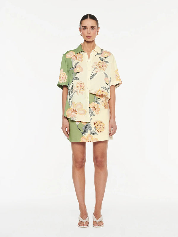 Lotte Shirt - Green Cream