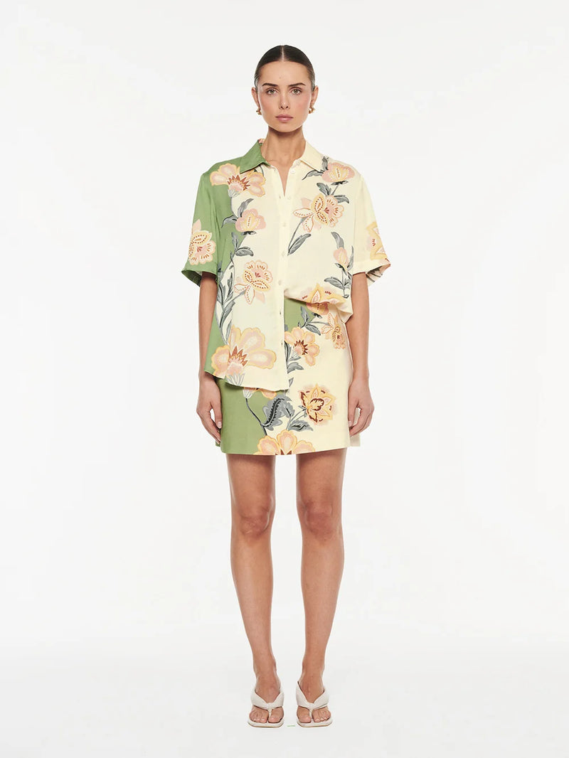 Lotte Shirt - Green Cream