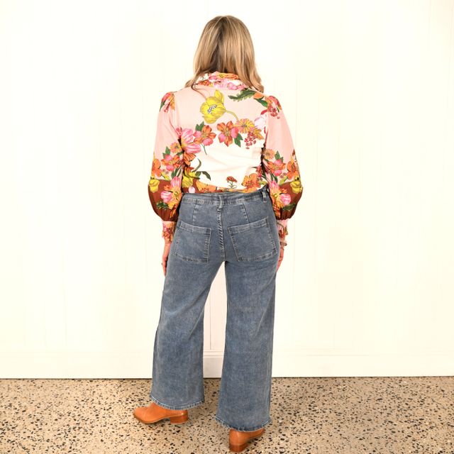 Scarlett Blouse in Autumn Bloom