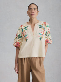 Maeve Embroidered Top