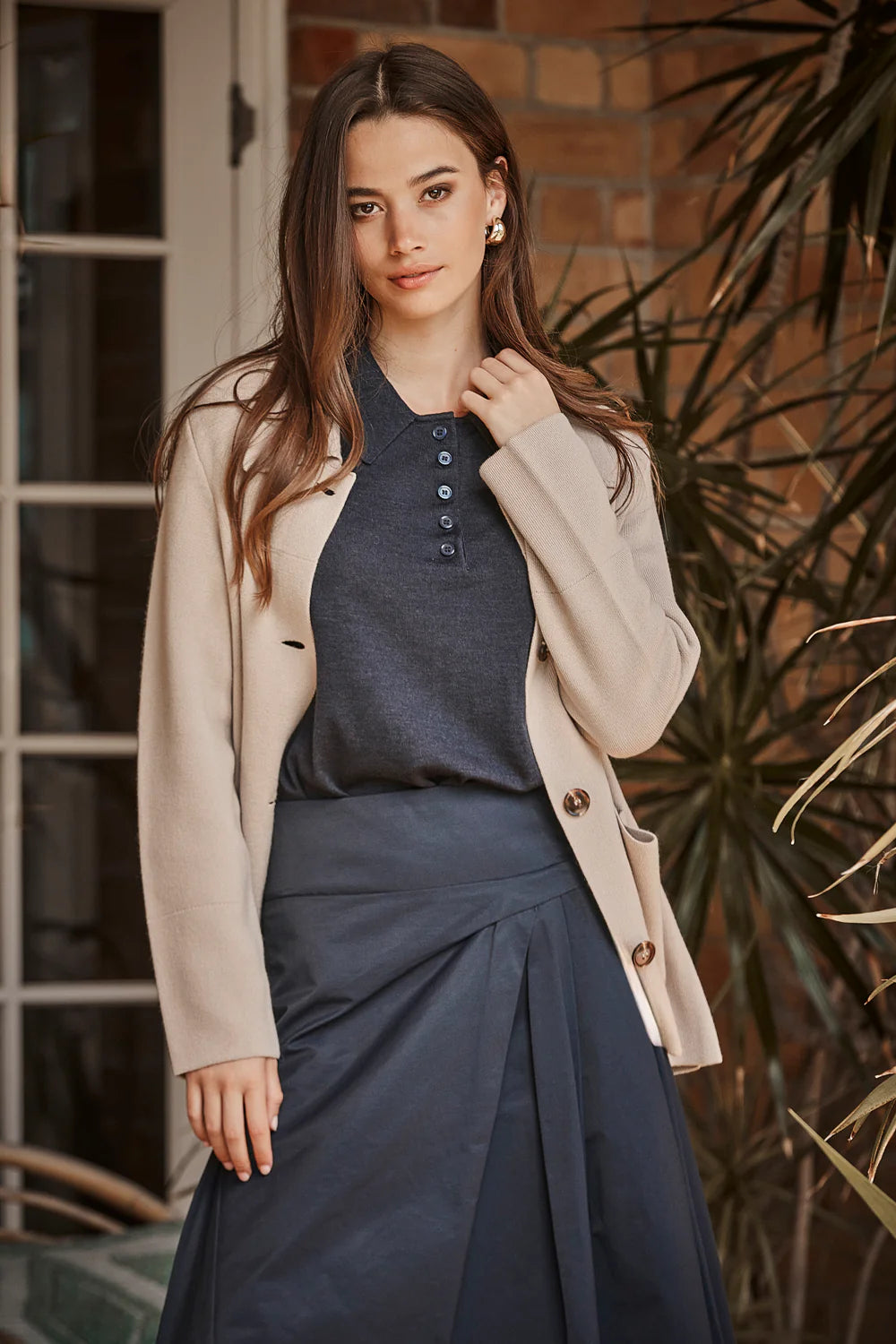 Valley Sweater- Ink Marle