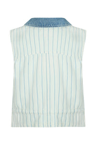 Billie Vest - Faded Stripe