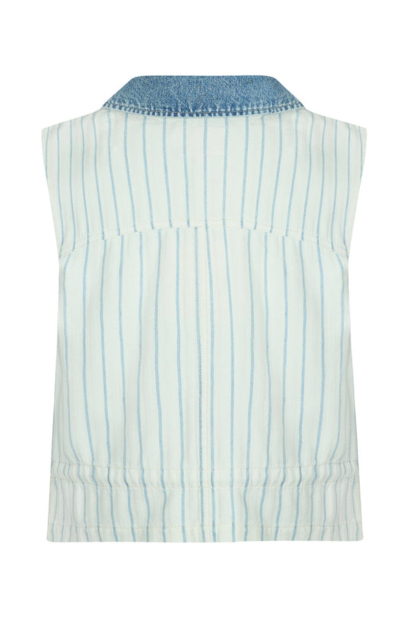 Billie Vest - Faded Stripe
