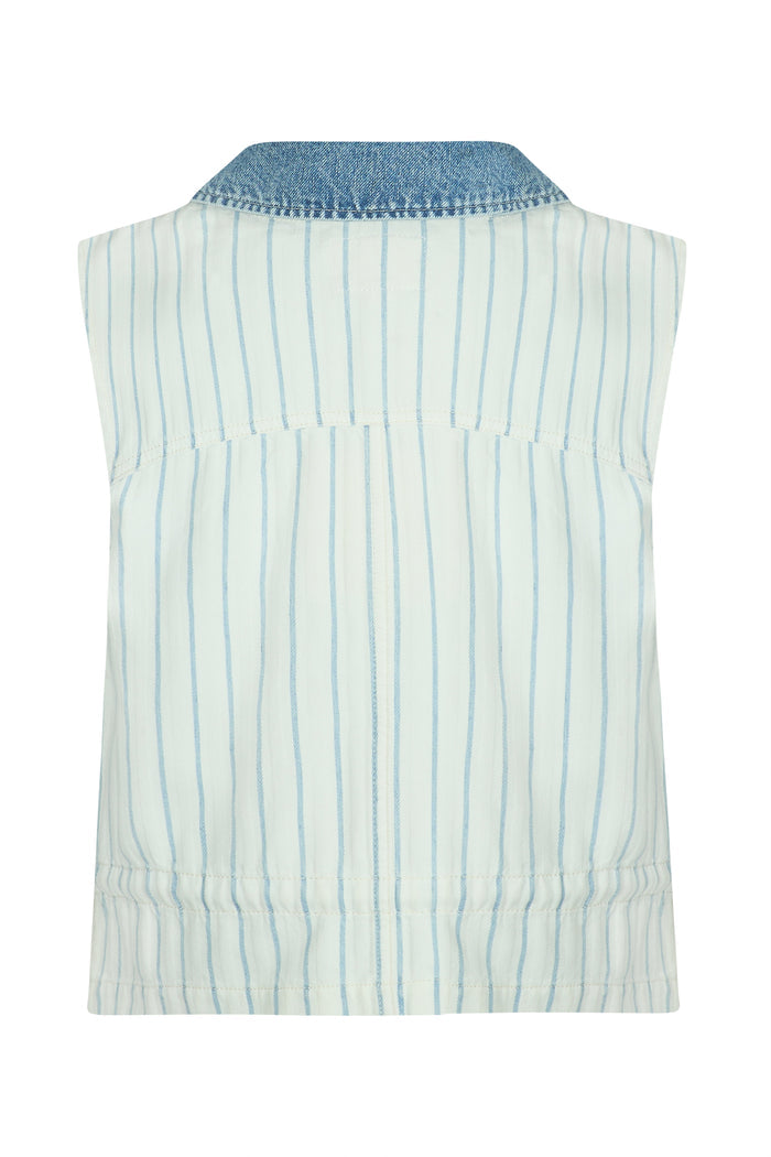 Billie Vest - Faded Stripe