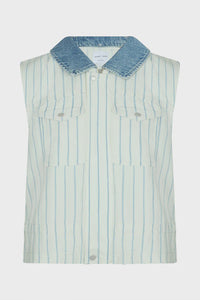 Billie Vest - Faded Stripe