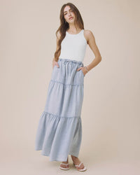 Melanie Indigo Skirt
