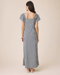 Gigi Gingham Puff Sleeve Dress