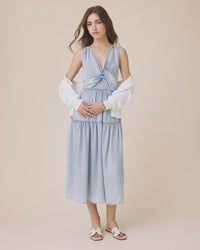 Kimberly Indigo Dress