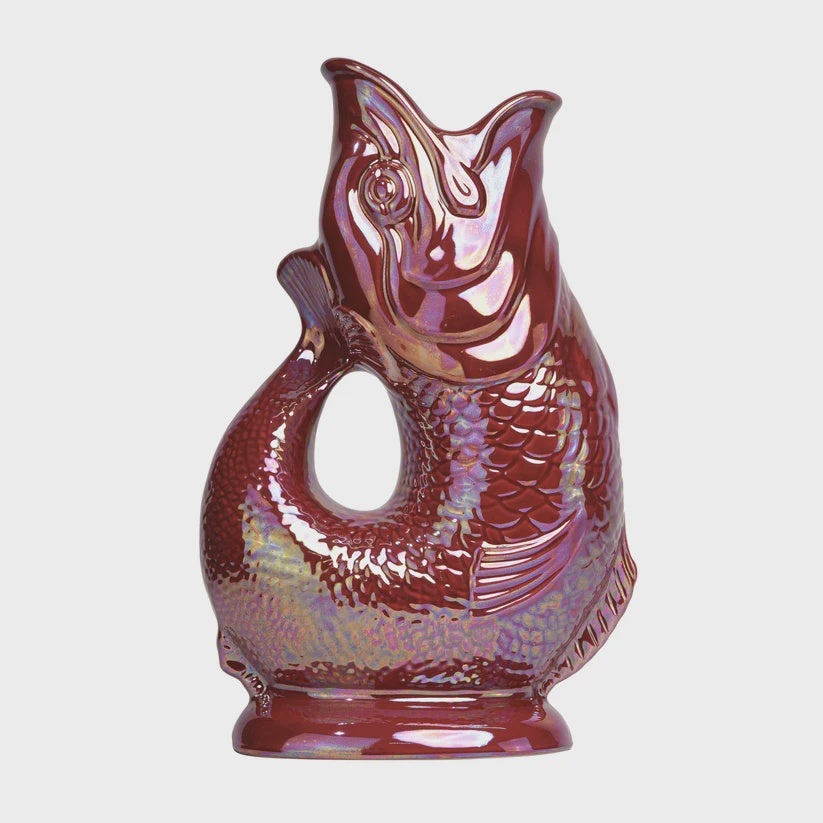 Cranberry Lustre Red Gluggle Jug 1.2L