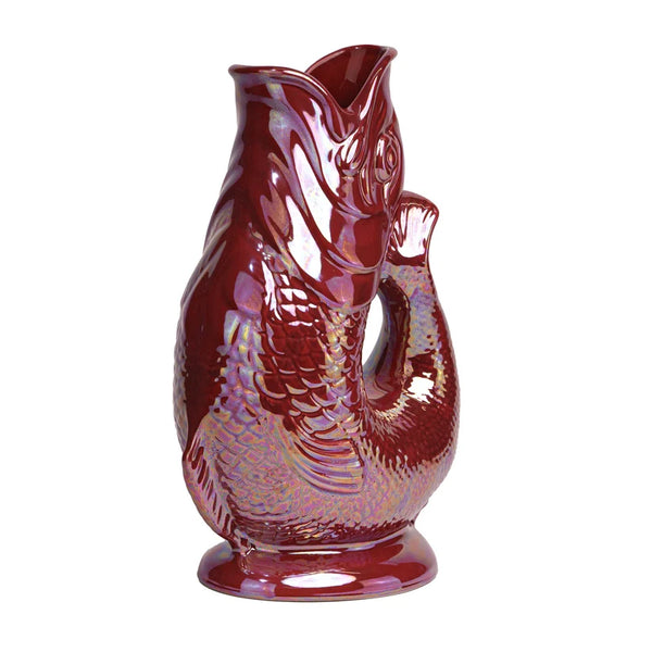 Cranberry Lustre Red Gluggle Jug 1.2L