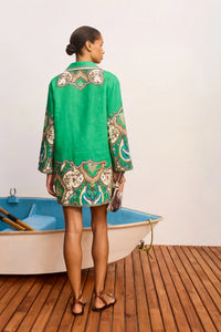 Porter Mini Dress - Green