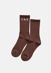 Chocolate FAR MER Boot Socks