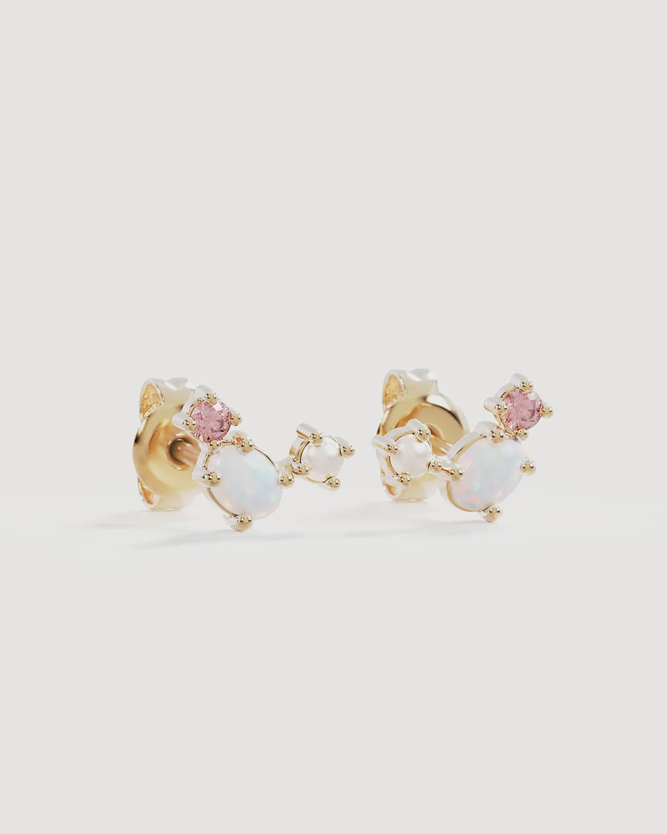 Cosmic Bloom Stud Earings