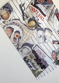FARM MORNINGS Tea Towel