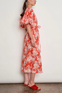 Focus Dress - Tangerine Feild