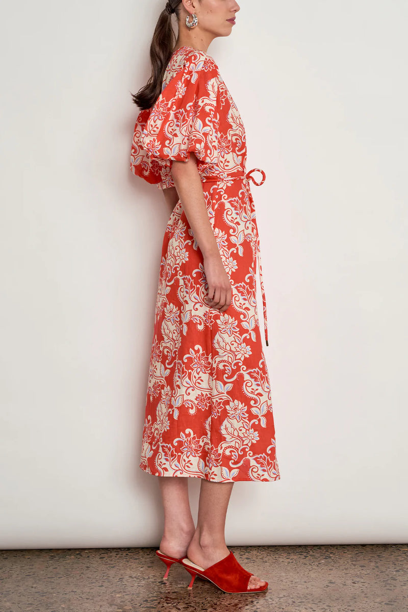 Focus Dress - Tangerine Feild