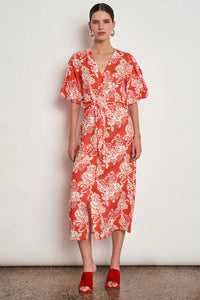 Focus Dress - Tangerine Feild