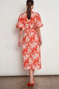 Focus Dress - Tangerine Feild