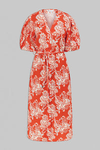 Focus Dress - Tangerine Feild