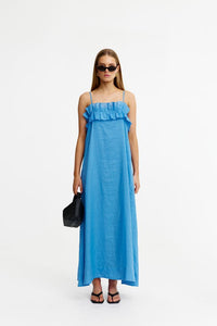 Lola Dress - Blue Azure