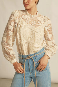 Glint Top - Ecru