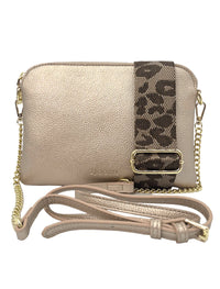 Hugo Cross Body Bag Gold