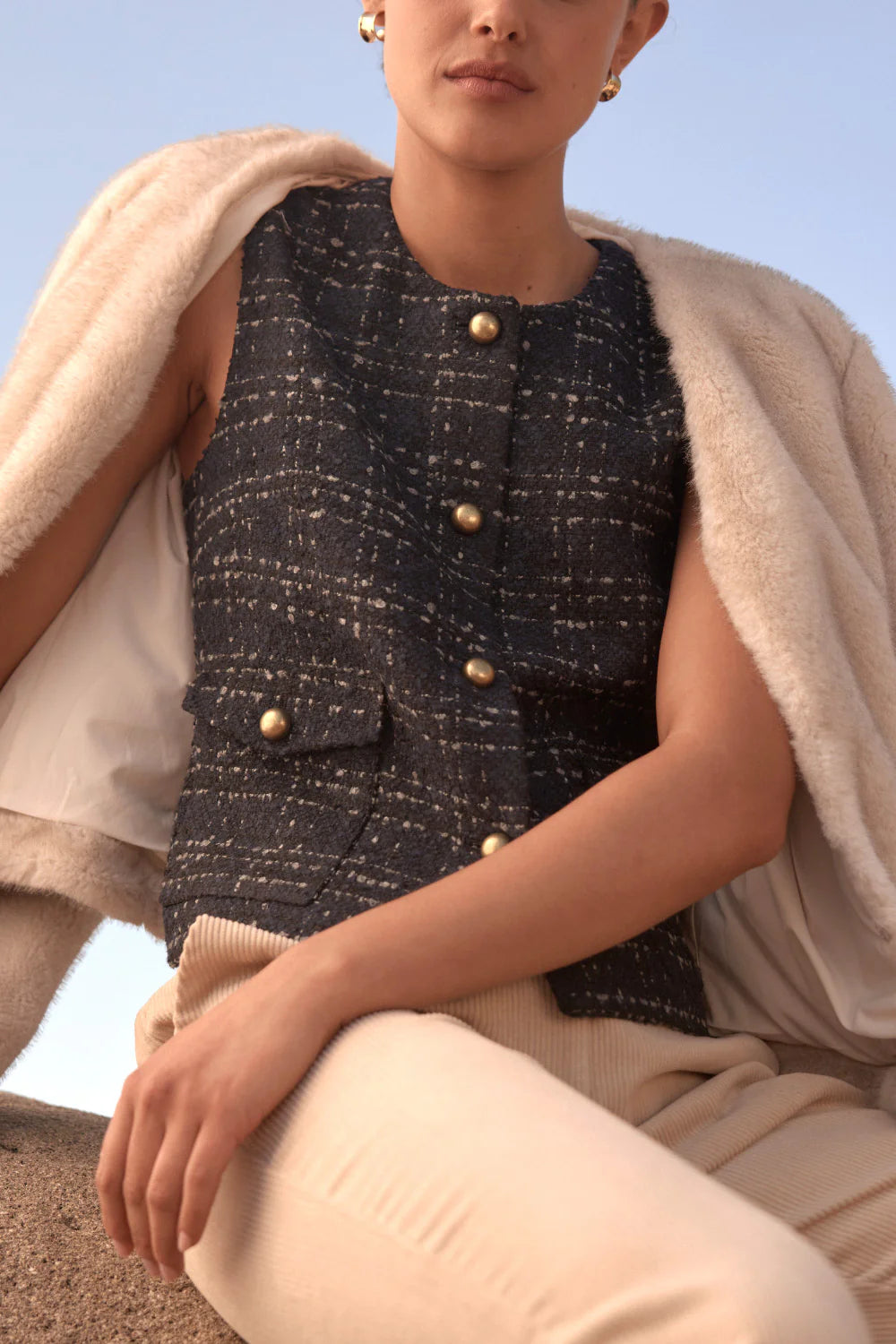 Hush Vest- Midnight Check