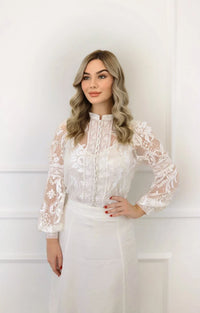 Yvette Blouse / White