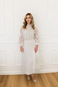 Yvette Blouse / White