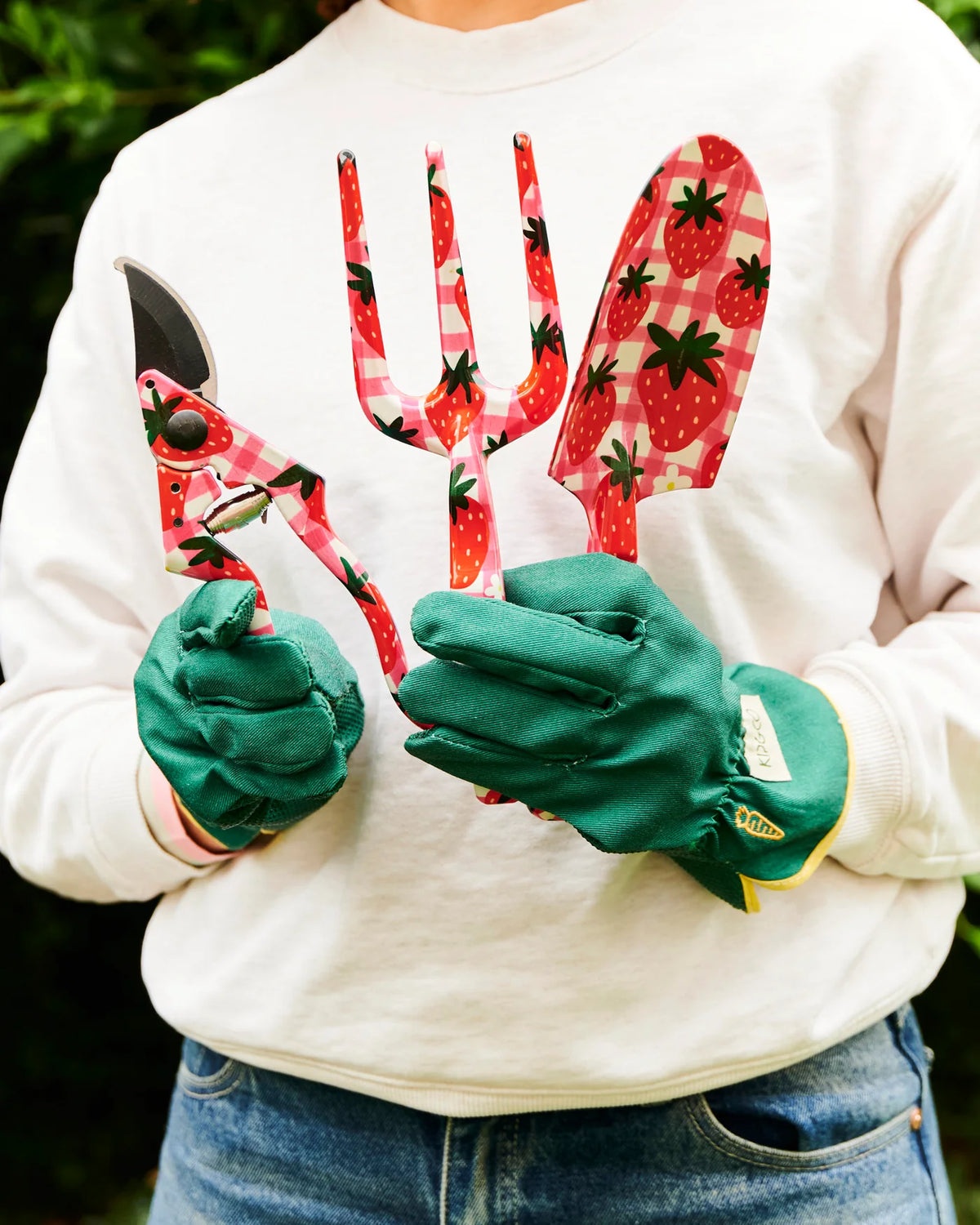 Strawberry Jam Garden Tools & Glove Set