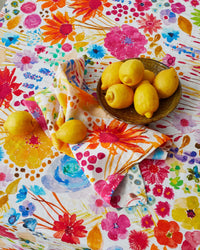 Field Of Dreams In Colour Linen Tablecloth