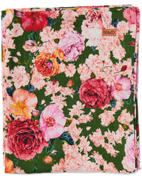 Rose Garden Round Linen Tablecloth / 220